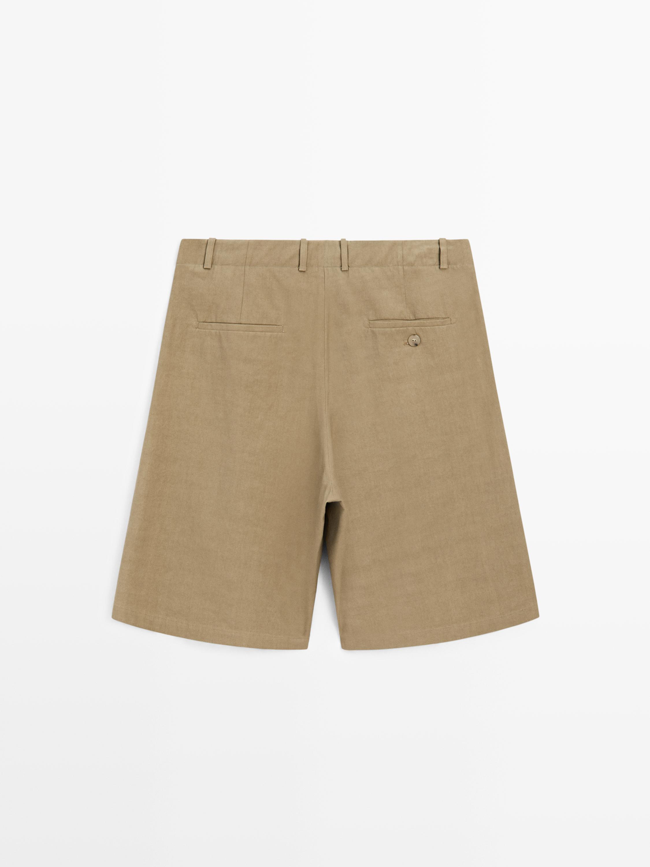 Bermuda shorts with crossover fastening - STUDIO